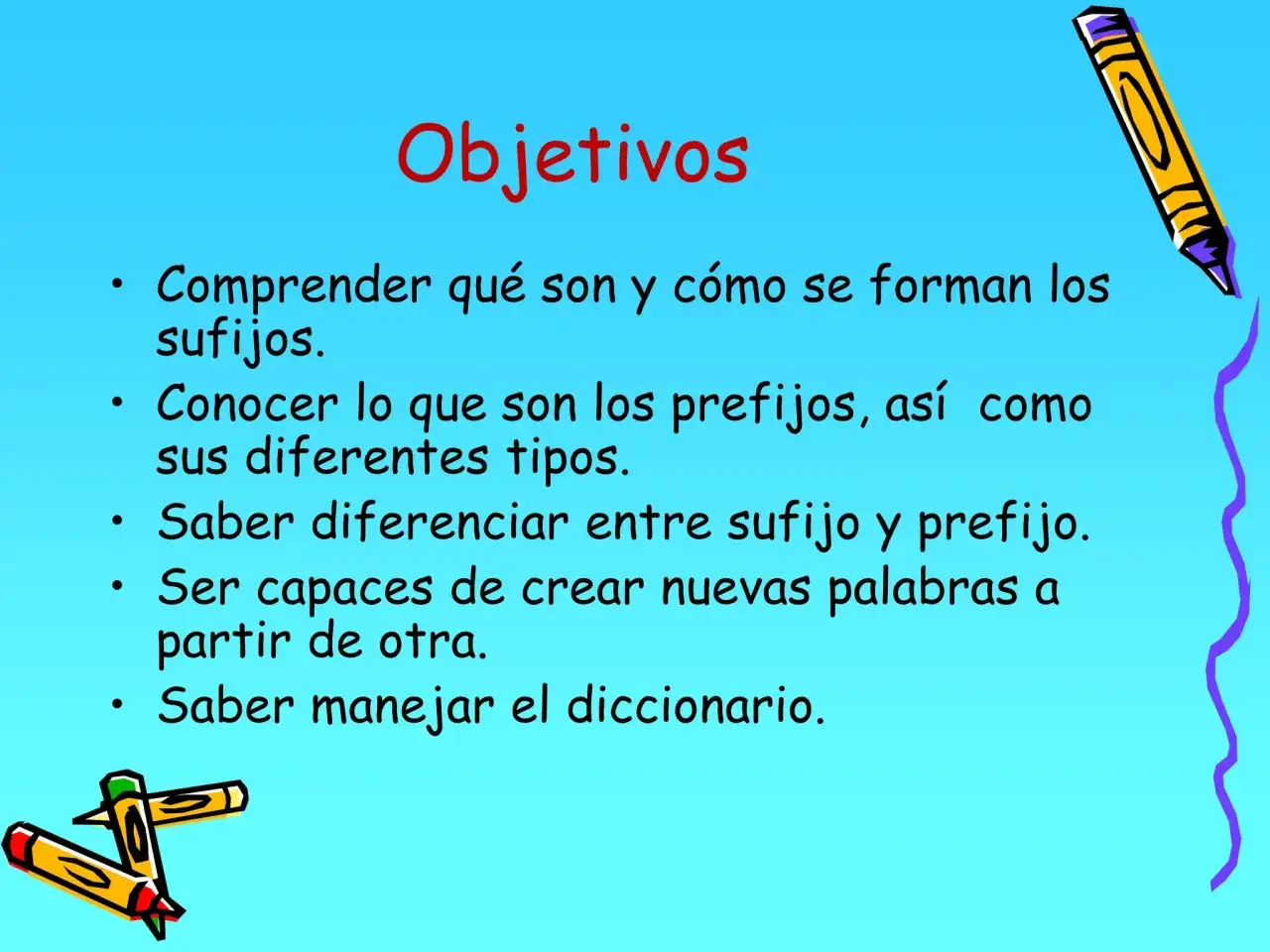 Prefijos y sufijos - Desvela el secreto de las palabras
