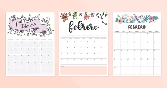 Calendario de febrero - Organiza tu mes de forma efectiva