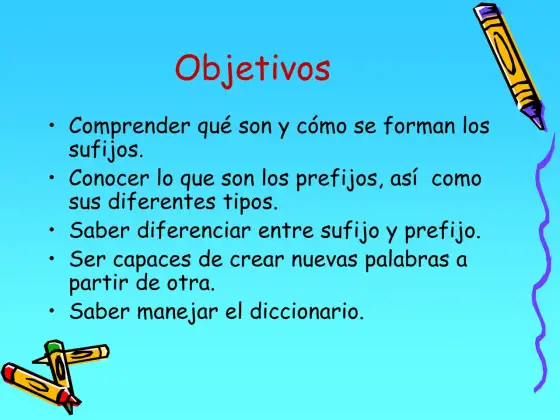Prefijos y sufijos - Desvela el secreto de las palabras